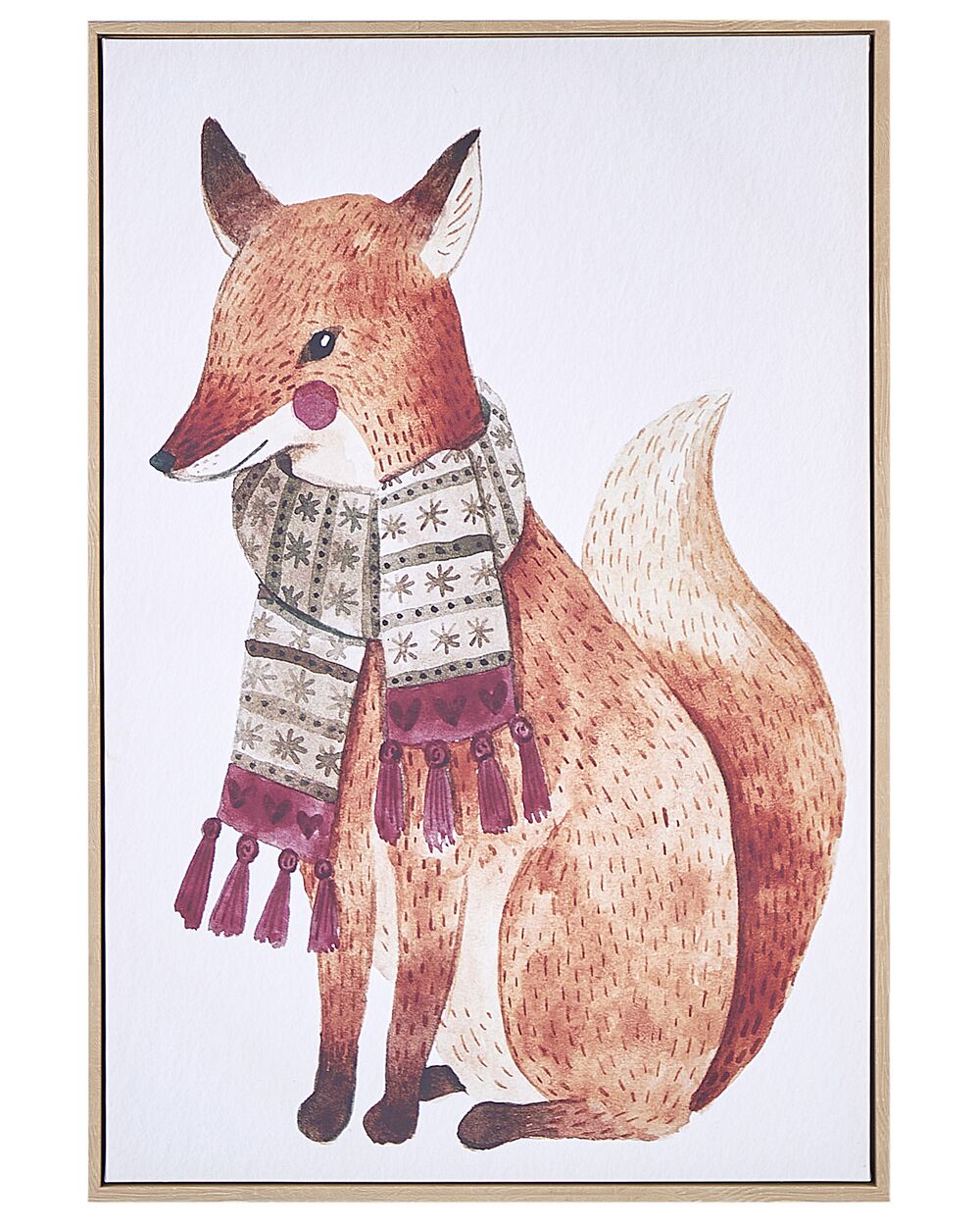 Canvas-taulu MUCCIA 63 x 99 cm Eläinaihe Ruskea