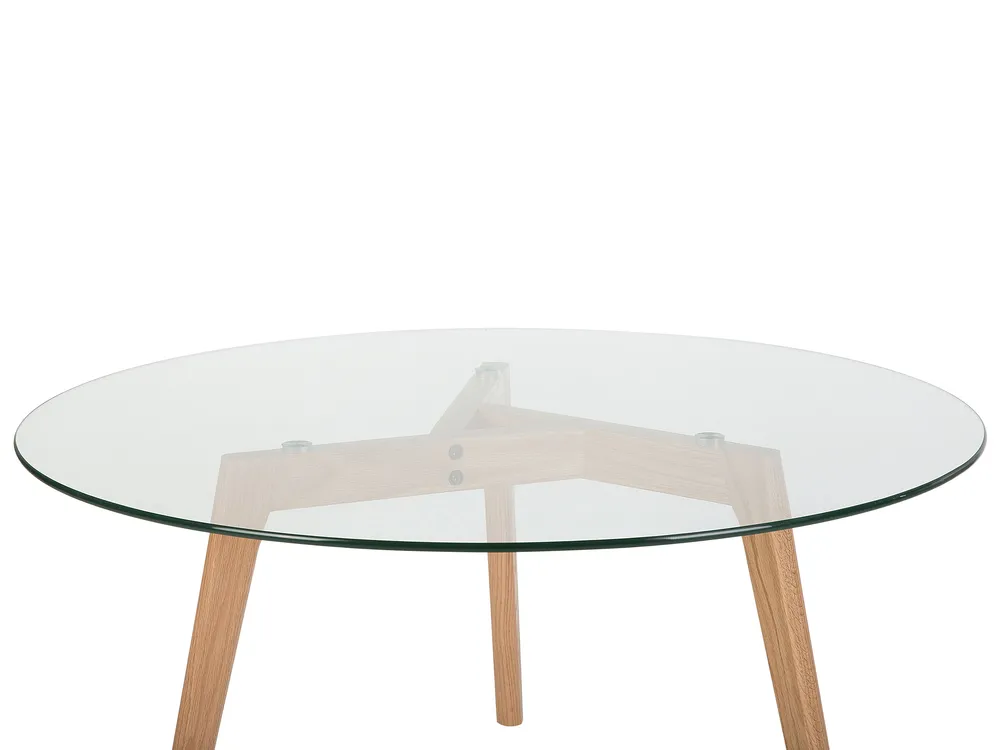 Coffee Table MINNESOTA Glass Transparent_745238