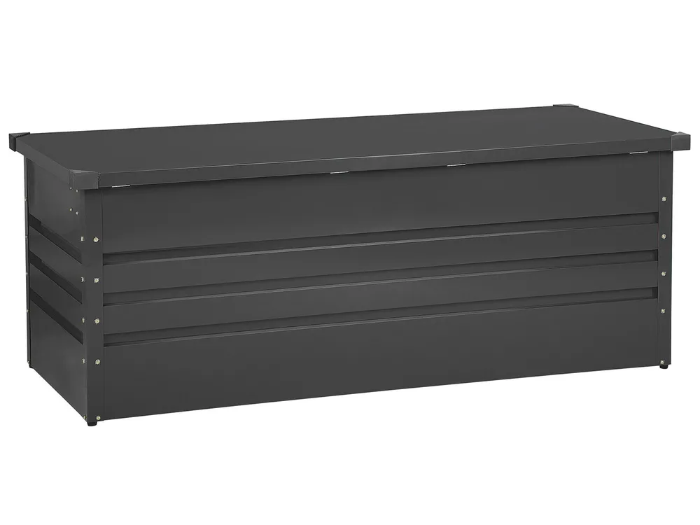 Säilytyslaatikko CEBROSA 165 cm 70 cm Metalli Grafiitinharmaa_717742