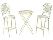 Garden Bar Set Folding BIVIO Metal Light Green_966497