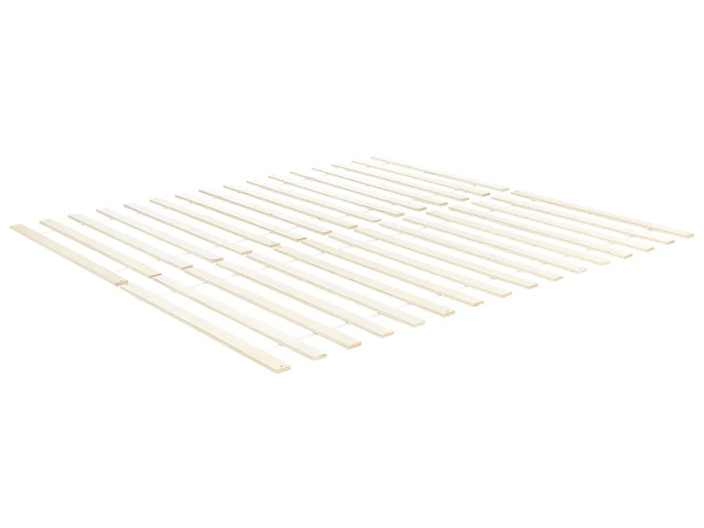 Bed Pine Wood ROYAN 140 x 200 cm (EU Double) White_925893