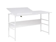 Tilting Drawing Desk ORAN 140 cm 60 cm White_1068884