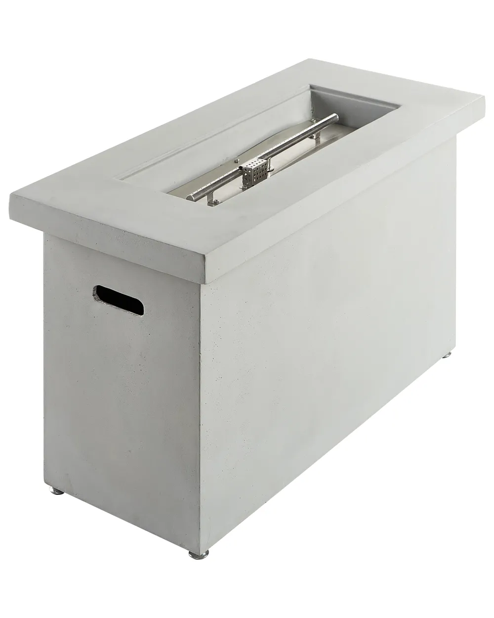 Gas Fire Pit AMBRIM Concrete Light Grey_956206
