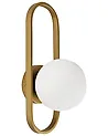 Vegglampe VARDI Metall Gull