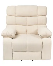 Sähkömekanismituoli ARES jalkatuella Kangas Vaaleanbeige_938681