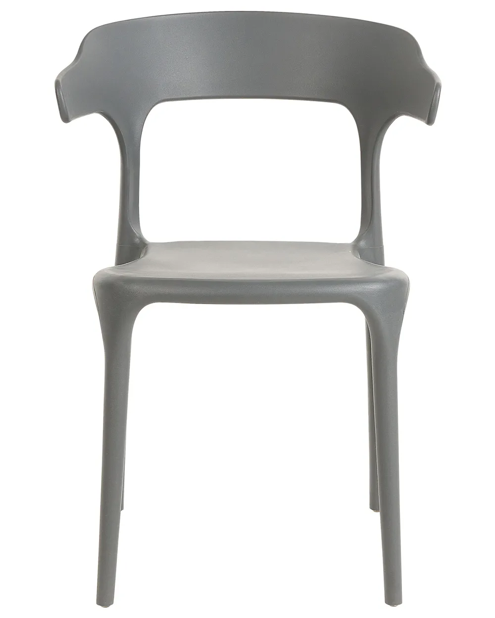 Set of 8 Dining Chairs GUBBIO Grey_862359