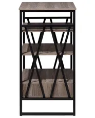 3 Tier Shelving Unit KEENE 101 cm Taupe_776555