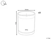 Doftljus 3-pack COLORFUL BARREL Sojavax Fruktiga doftnoter_874942