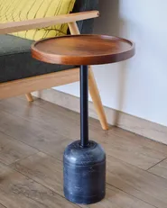 Side Table RAINY Metal Black_1064120