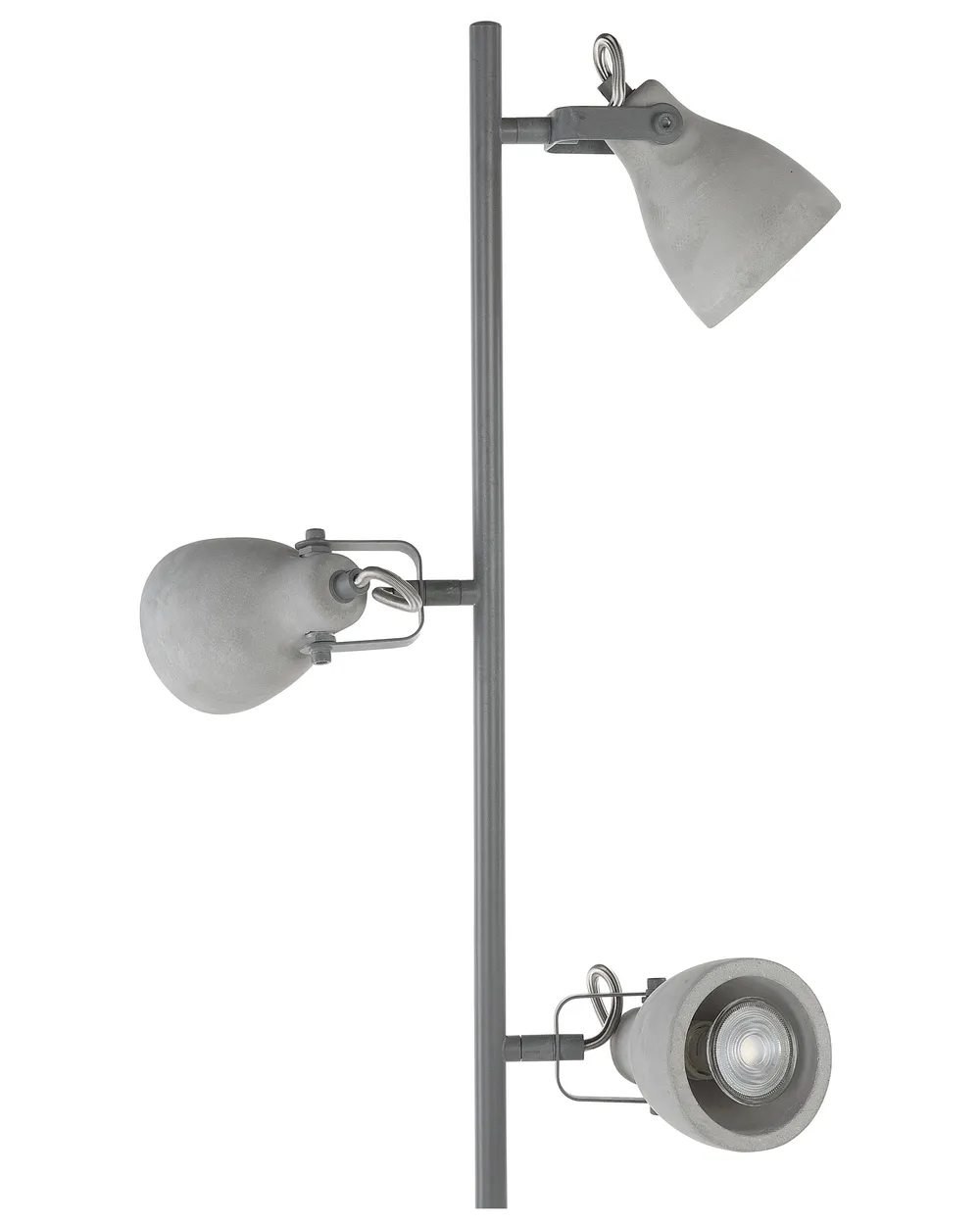 Floor Lamp MISTAGO Adjustable Concrete Grey_730424
