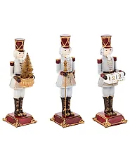 Set med 3 figuriner LED PELLOSNIEMI 32 cm Nötknäckare Flerfärgad_1175297