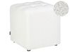 Pouffe KANSAS Boucle White