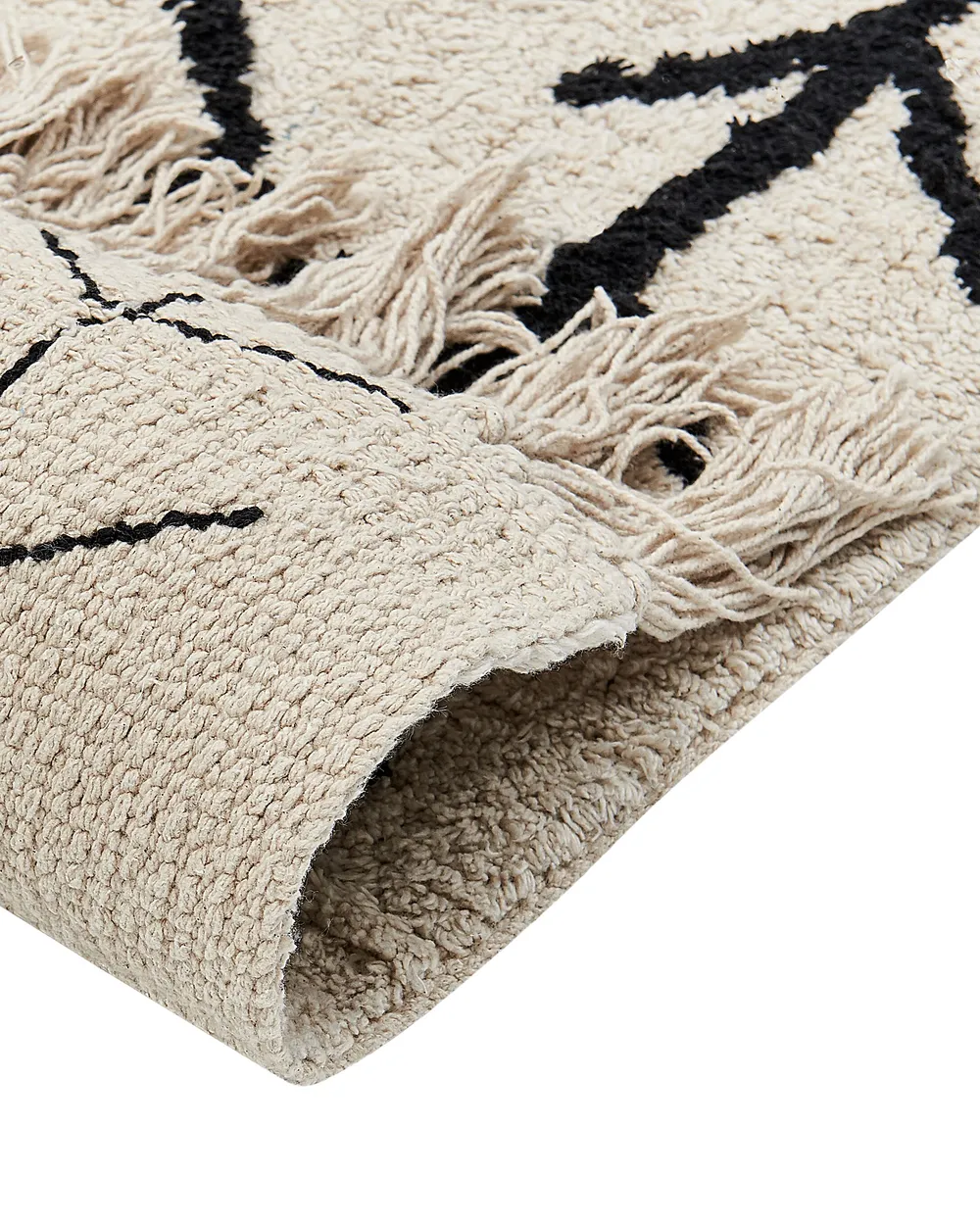 Matto BOZKIR Beige 160 x 230 cm Puuvilla_839805