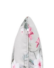 Wingback-tuoli HAMAR rahilla Kangas Vaaleanharmaa_794160