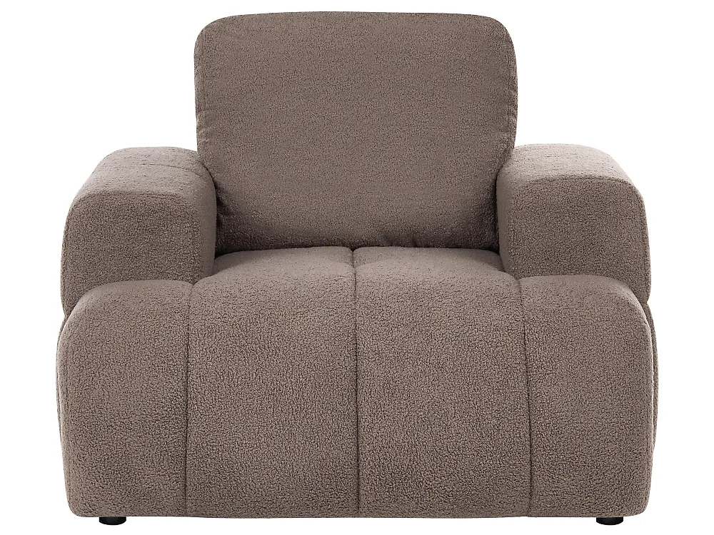 Sofagruppe 5-seters NARILLA Bouclé Gråbrun_1165071