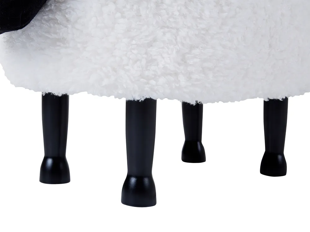 Djurpuff med förvaring SHEEP Får Vit_852396