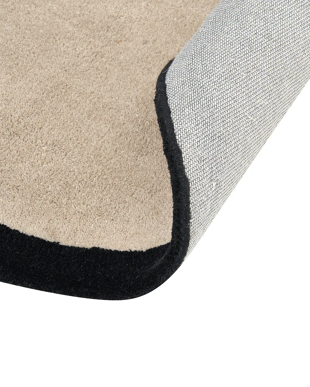 Rug SAKARO Dark Green ø 160 cm Wool_1131807