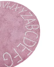 Kids Rug VURGUN Pink ø 120 cm Cotton_907229
