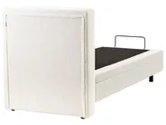 Adjustable Bed Boucle DUKE 90 x 200 cm (EU Single) Off-White_1011433
