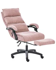 Kontorsfåtölj EATON Chenille Pastellrosa_1076941