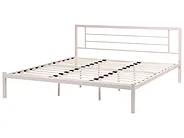 Sänky Metalli CUSSET 180 x 200 cm Vaaleanbeige_1162104