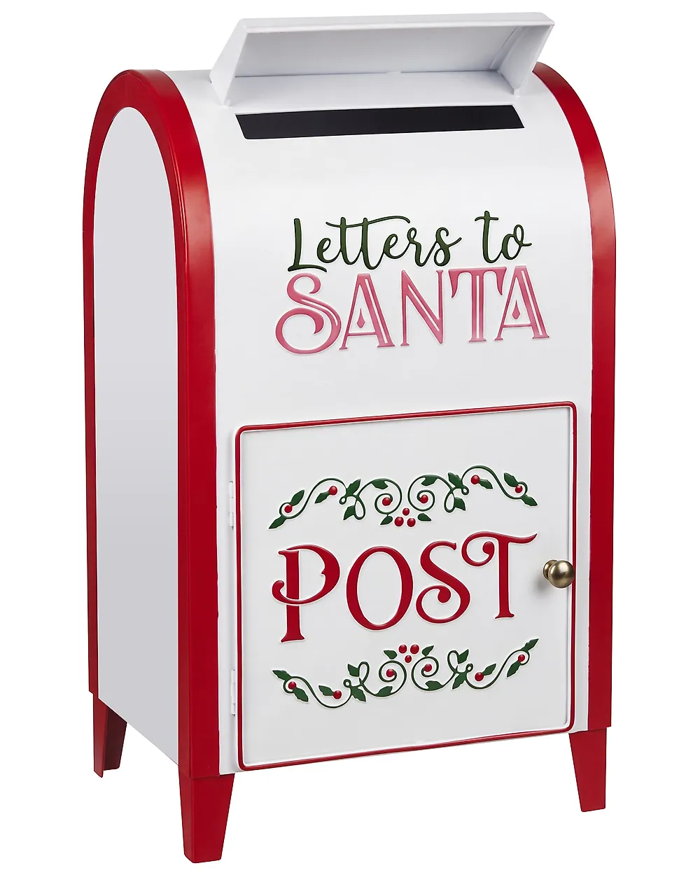 Joulupukin postilaatikko VETELI 40 cm Valkoinen