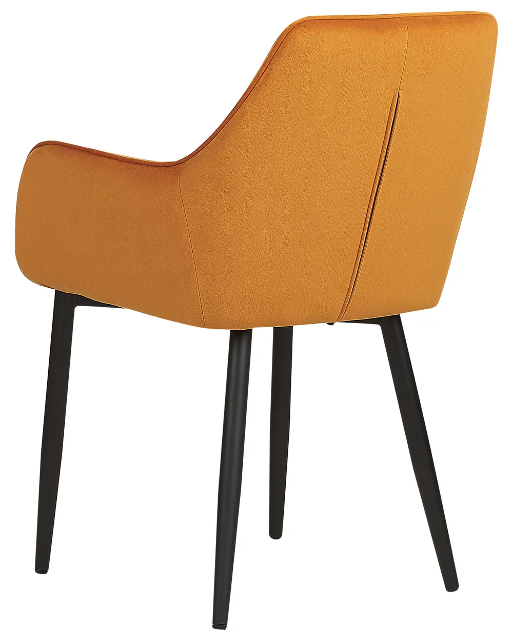 Set med 2 matstolar WELLSTON Sammet Orange_901856
