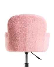 Skrivbordsstol PRIDDY Bouclé Rosa_1101258