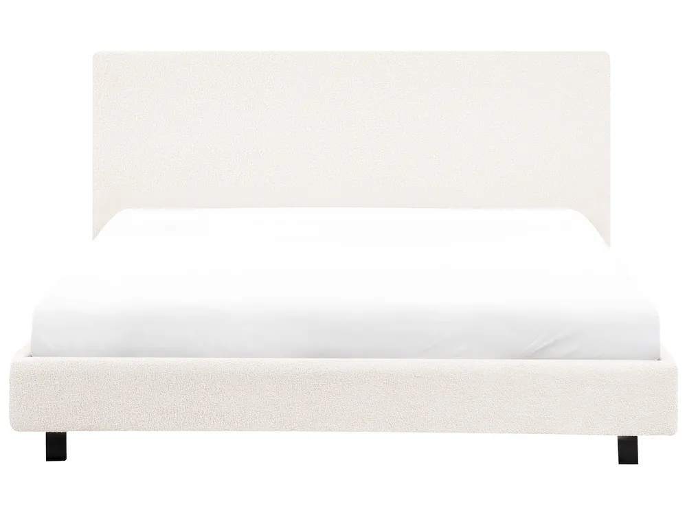 Waterbed Boucle ALBI 160 x 200 cm (EU King Size) Off-White_981947