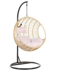Hanging Chair with Stand ASPIO PE Rattan Natural_763698