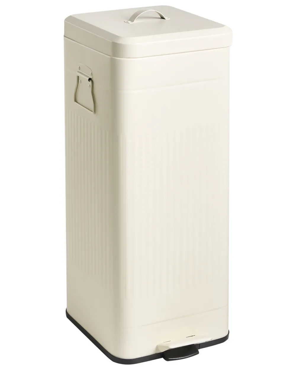 Pedal Waste Bin 30 L ECOCOMFORT Metal Beige