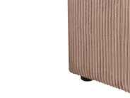 Modular Corner Sofa 4 Seater LEMVIG Corduroy Dark Beige Left Hand_1053411