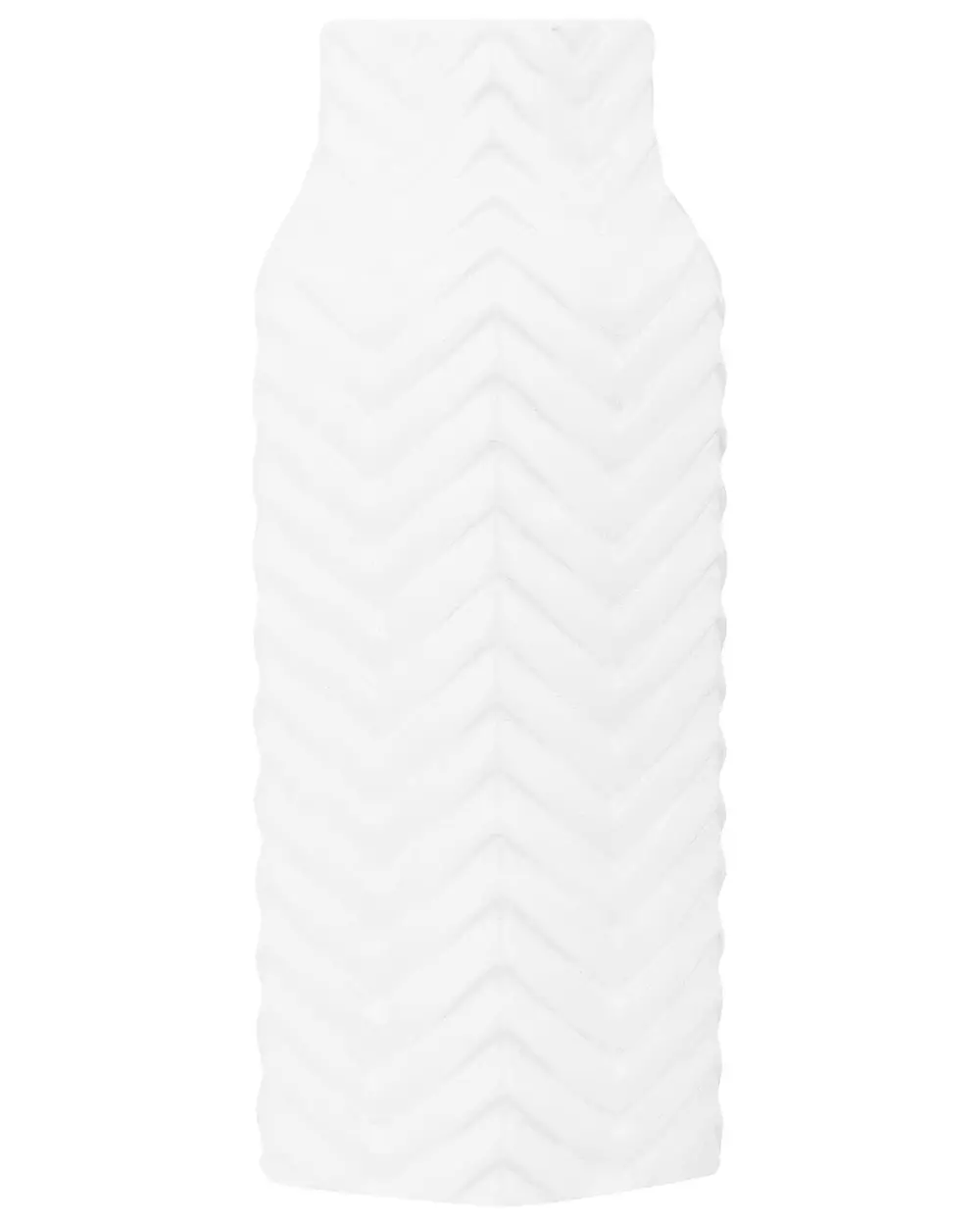 Dekorationsvas XANTHOS 32 cm Stengods Vit_742394