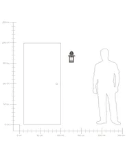 Outdoor Wall Light HERIOT Black_871281