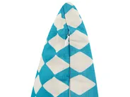 Set of 2 Outdoor Cushions GREVILLEA Checked 45 x 45 cm Turquoise_1135555