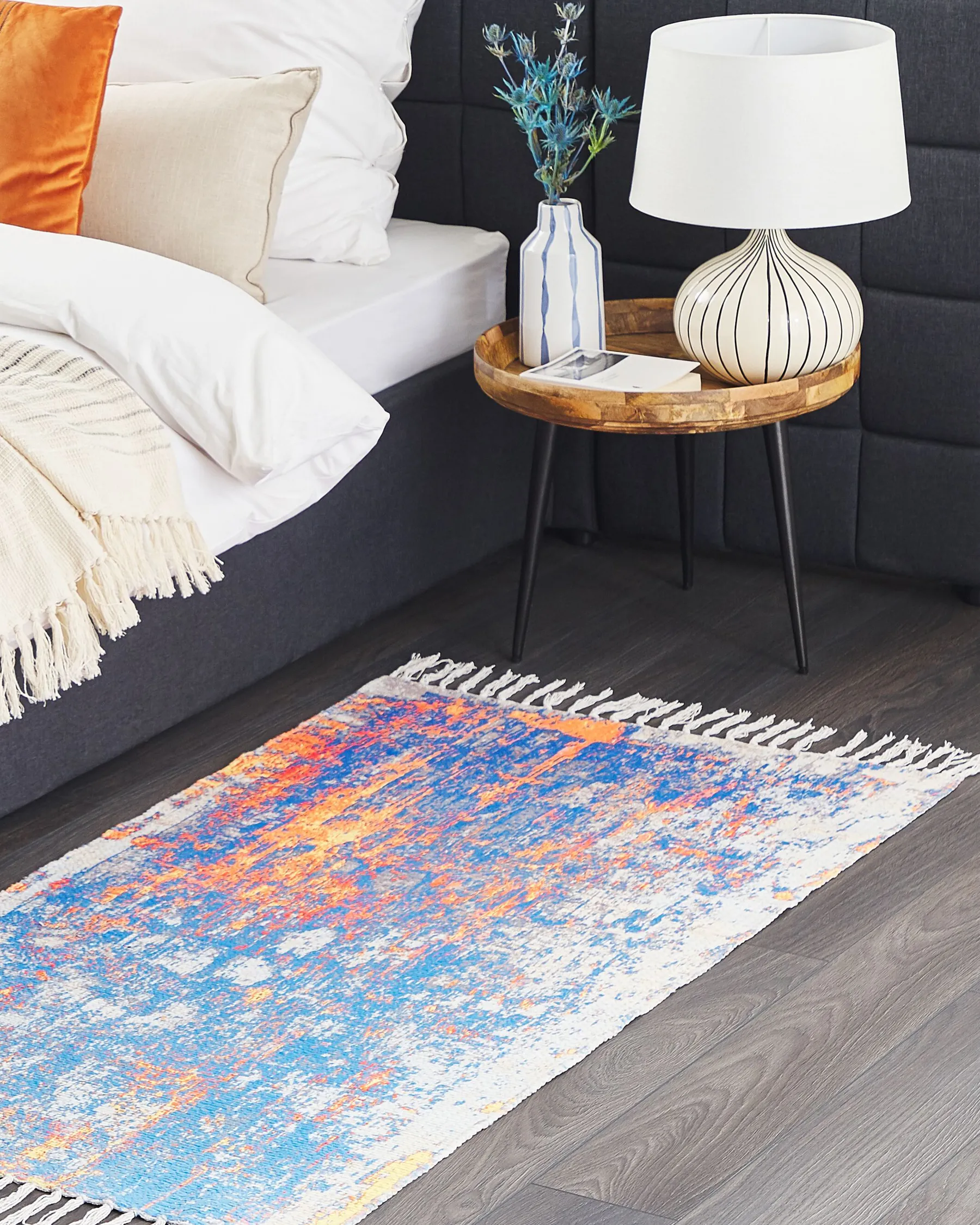 Rug ACARLAR Beige 80 x 150 cm_817378