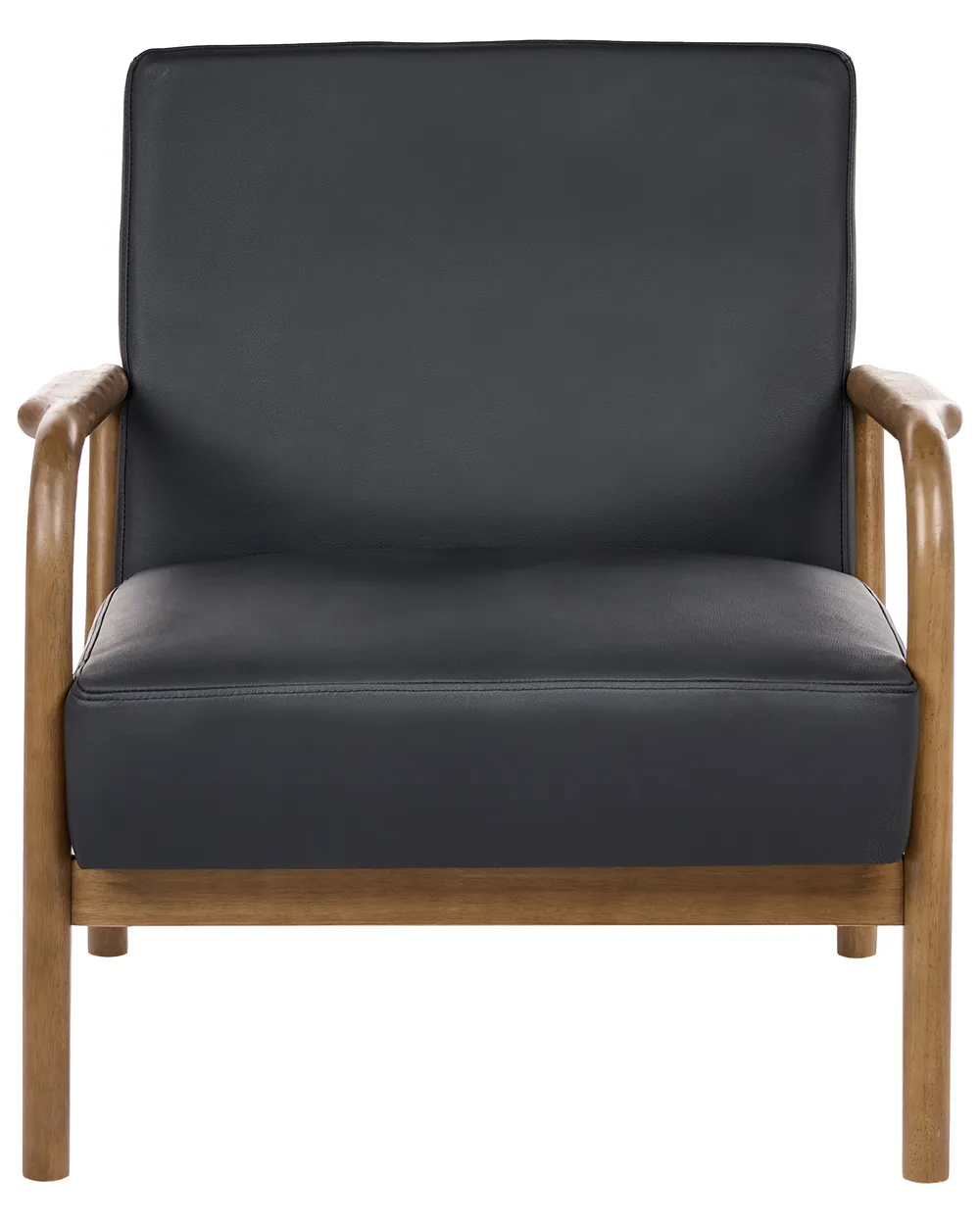 Armchair SENNELS Leather Black_1085582