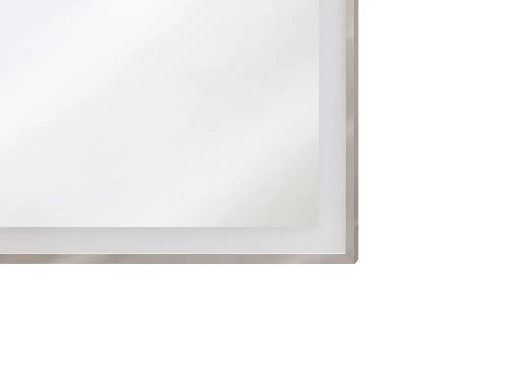 Badrumsspegel med LED ARGENS 80 cm 60 cm Silver_748249