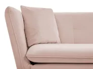 Soffa 3-sits FREDERICA Sammet Rosa_766880