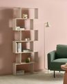 6 Tier Bookcase VALDOSA 190 cm Light Brown