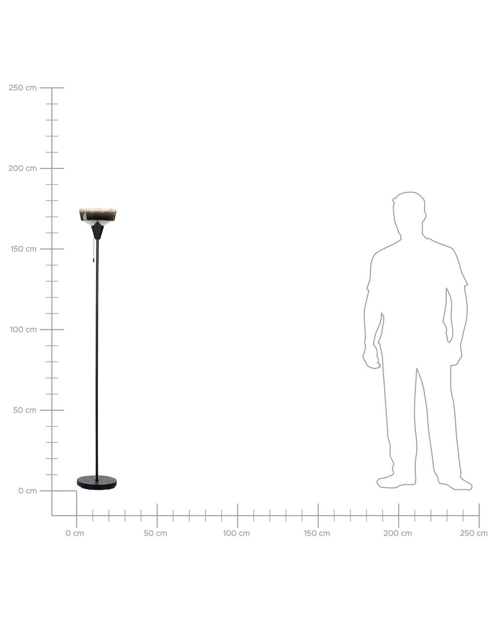 Floor Lamp TALPARO Metal Silver_861229
