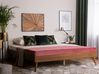 Bed without Headboard BERRIC 160 x 200 cm (EU King Size) Dark Ash Wood