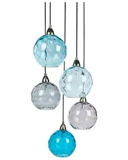 Pendellampa PABELLON Glas Blå_967952