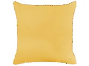 Set of 2 Decorative Cushions RHOEO 45 x 45 cm Cotton Yellow Geometric Pattern_840133