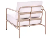 Garden Sofa Set 7 Seater NUXIS with Tables Metal Light Beige_1083062