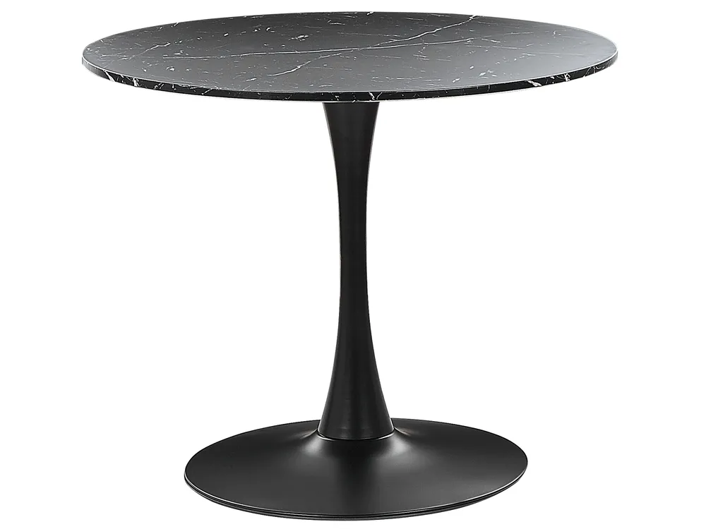 Dining Table BOCA Black Marble 90 cm 90 cm