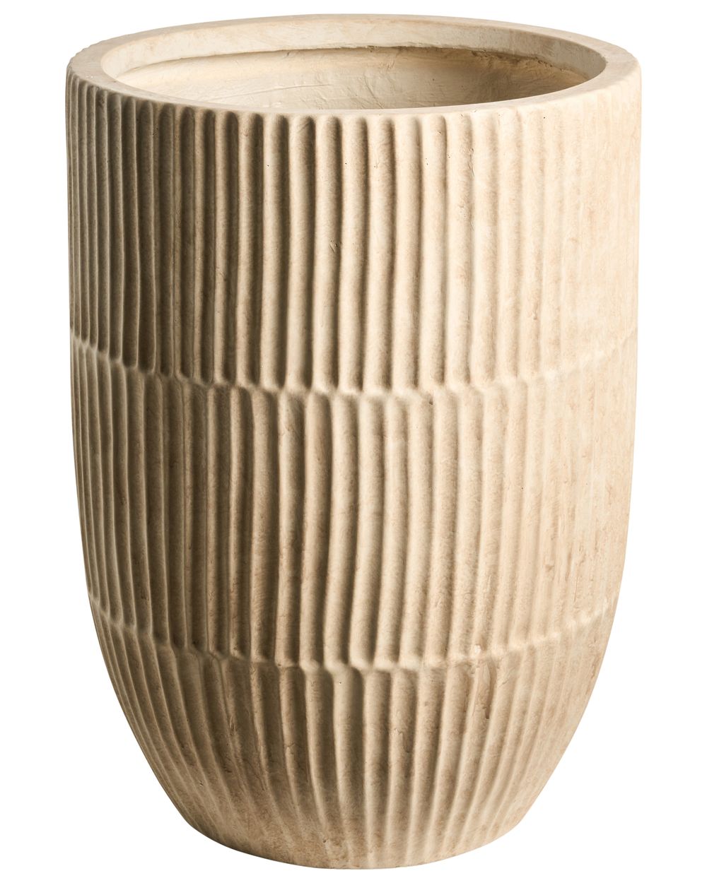 Blomsterpotte POROS 36 cm Lys beige
