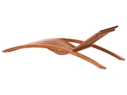 Sun Lounger TANARO Larch Wood Brown_964916