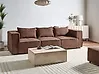 Modulsoffa 3-sits AXEBO Bouclé Brun