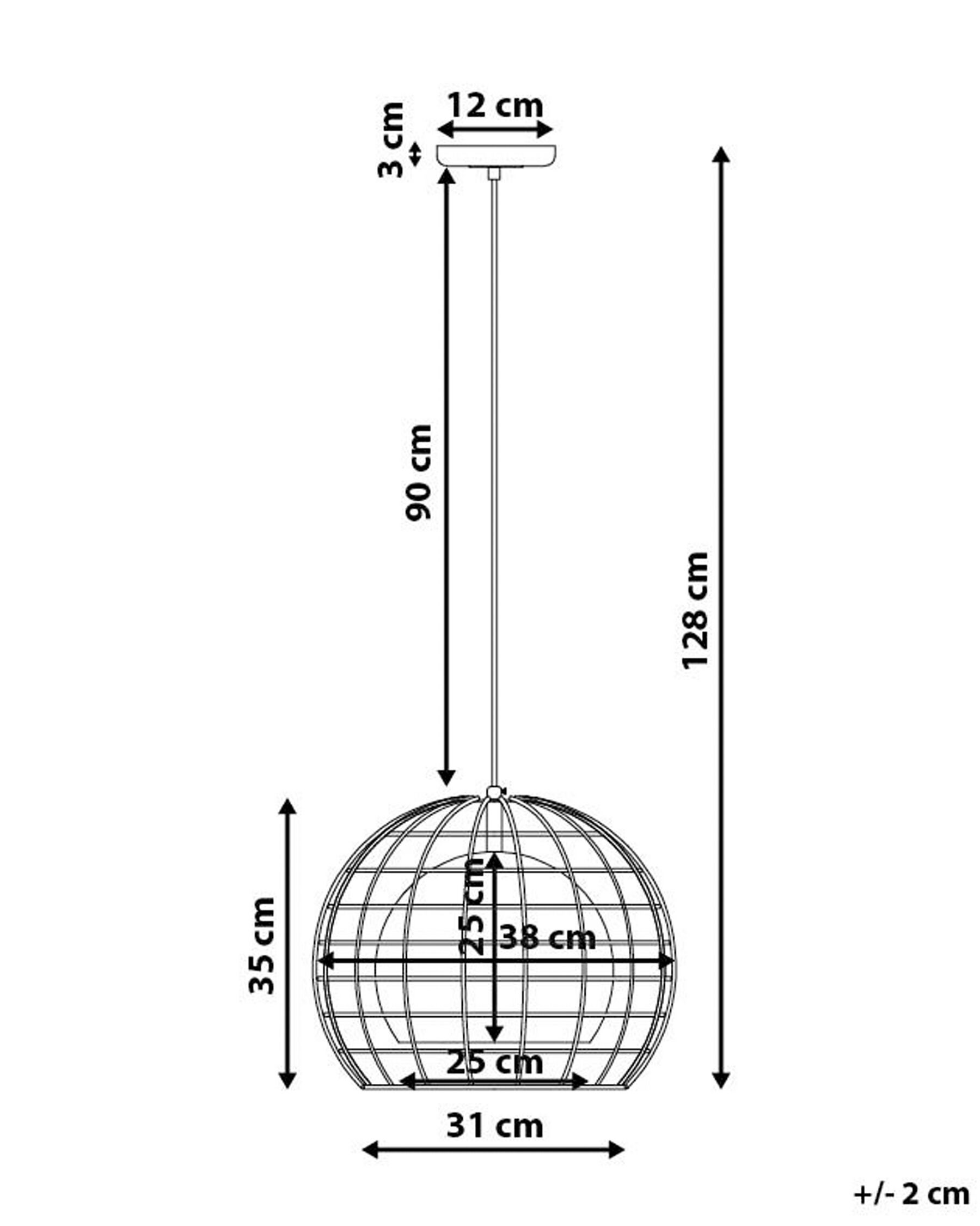 Pendellampa LIRI Metall Svart_691160